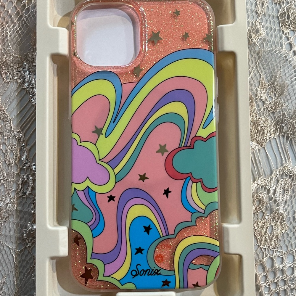 Target Pink and Green Phone Case Vibrant Design